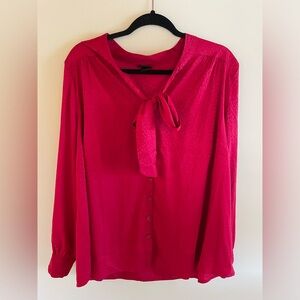 Torrid Size 2 Red Leopard Print Blouse